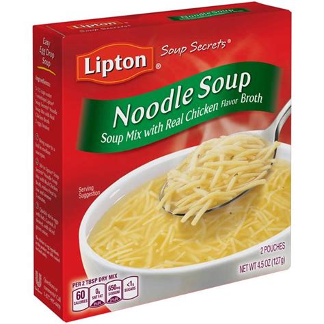 Lipton chicken noodle soup with egg. Lipton Soup Secrets Noodle Soup Mix with Real Chicken ...