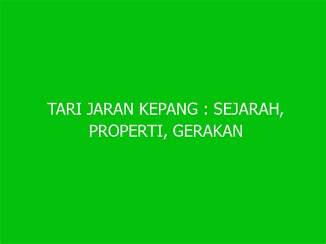 Tari Jaran Kepang Sejarah Properti Gerakan Dan Pola Lantai Ngelmu