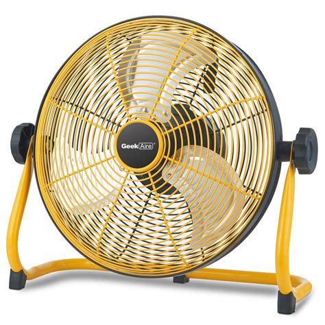 Buy Geek Aire 12 Inch Battery Operated Camping Floor Fan Rechargeable