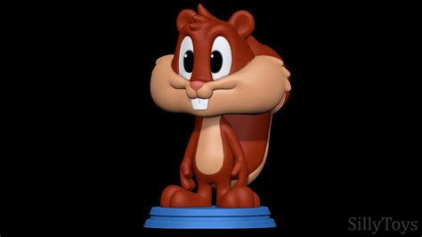 Skippy Squirrel Animaniacs 3d Print Model By Sillytoys