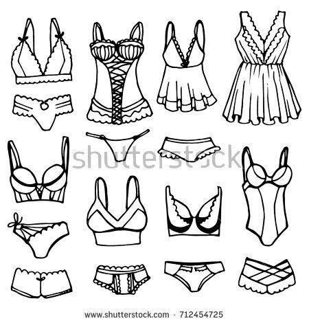 Lingerie Coloring Pages Coloring Pages