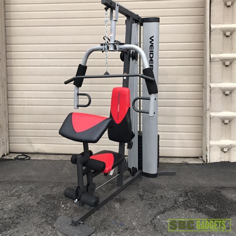 Weider Pro 6900 Workout Fitness Exercise Total Body Home Multi Gym Weight System Ebay