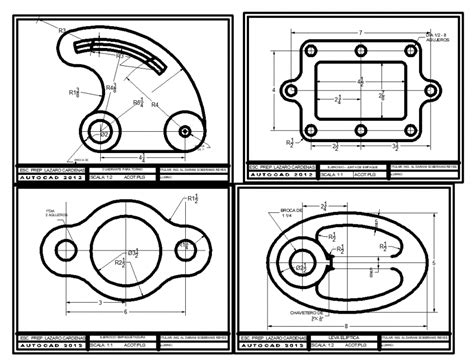 Different Design Of Mechanical Bracket Dwg File Cadbull