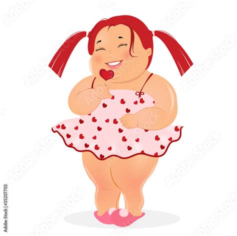 Cute Chubby Girl Stock Image And Royalty Free Vector Files On Pic 35207703