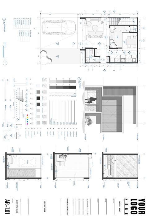 Autocad Template Architecture Drawing Architecture Drawing Plan