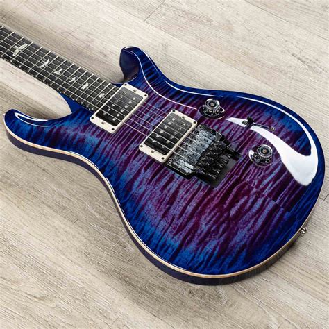 Prs Paul Reed Smith Custom 24 Floyd Rose Guitar Violet Blue Burst