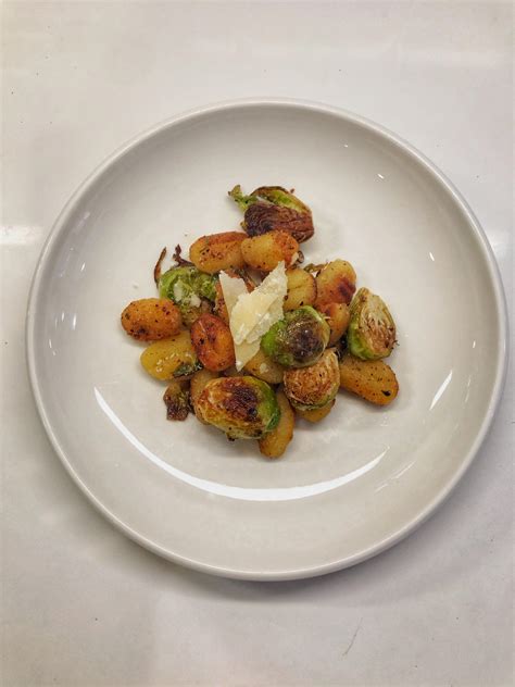 Homemade Crispy Gnocchi With Brussels And Brown Butter R Food