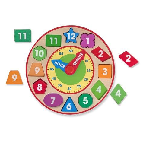 Buy Melissa And Doug Shape Sorting Clock Wooden Educational Toy Learn