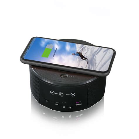 Bluetooth Pc Speaker Wireless Charging With Secret 1080p Camera