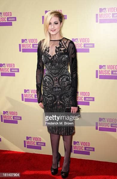 Singer Carah Faye Of Shiny Toy Guns Arrive At The 2012 Mtv Video