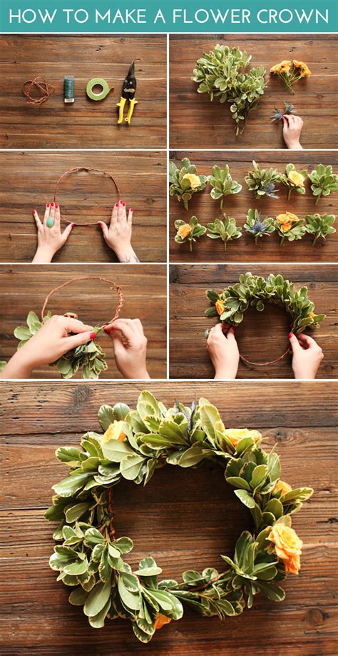 How To Make A Flower Crown The Crafted Life