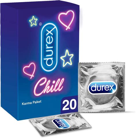 Durex Chill Karma Prezervatif 20li 1 Paket 1 X 20 Adet