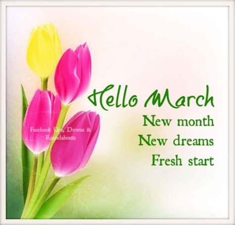 Hello March September Season Quotes New Month Fresh Start Months