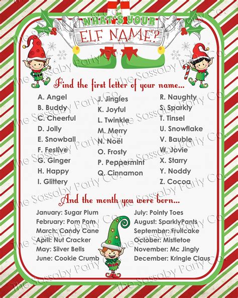 Christmas Elf Names Generator 2021 Best Christmas Tree 2021