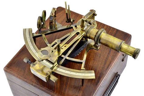 brass nautical large brass sextant navigation instrument sextante