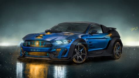 Hd wallpapers and background images. Shelby GT500R Custom CGI 4K Wallpaper | HD Car Wallpapers ...
