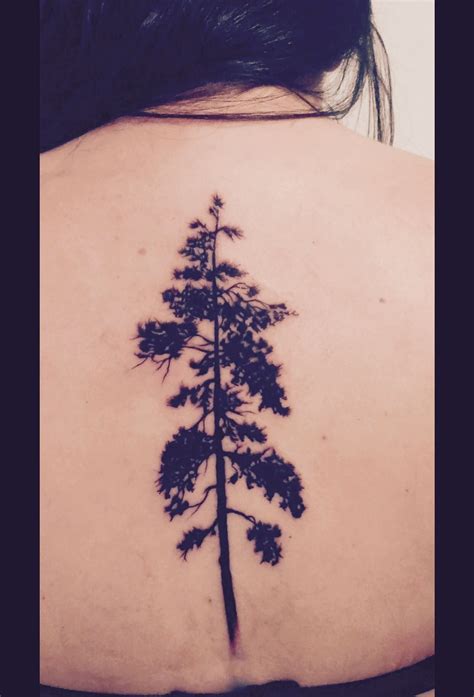 Pine Tree Back Tattoo Music Tattoos Arrow Tattoos Feather Tattoos