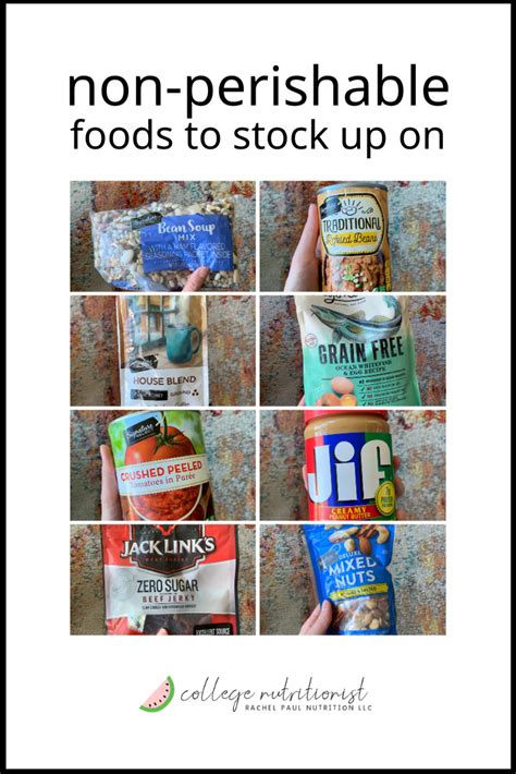 Non Perishable Foods If You Want To Stock Up