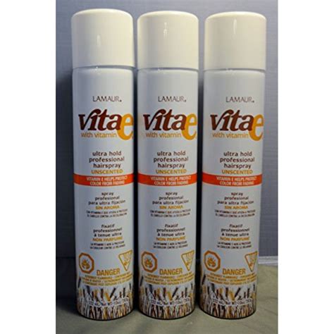 Lamaur Vita E Ultra Hold Professional Hairspray Unscented Voc Oz