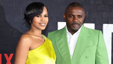 Idris Elba And Wife Sabrina Match In Vibrant Outfits For Luther The