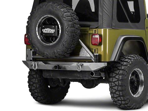 Poison Spyder Jeep Wrangler Rockbrawler Rear Bumper With Tire Carrier