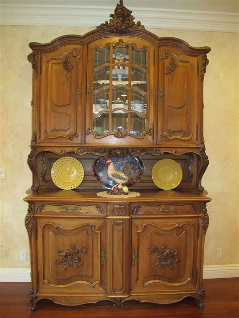 Antique Country French Buffet Buffet Cabinet China Cabinet Cabinet