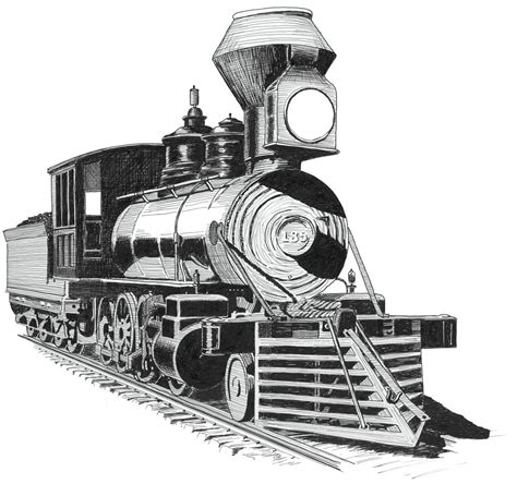 Locomotive Sketch Of A Locomotive Made Generic On Purpos Flickr
