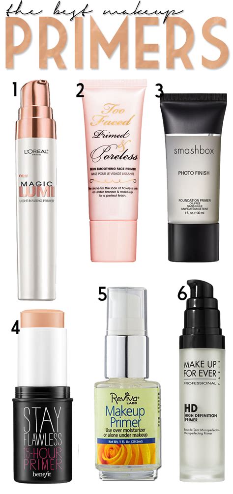 The Best Makeup Primers - Hairspray and Highheels