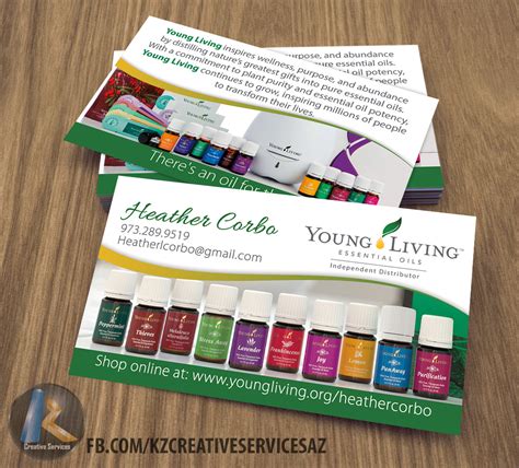 Young Living Business Cards Business Vgh