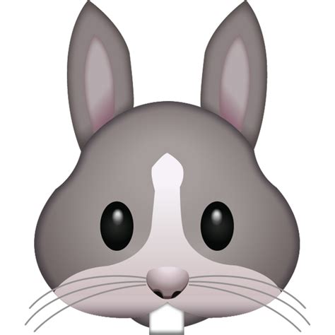 Download Rabbit Face Emoji Emoji Island
