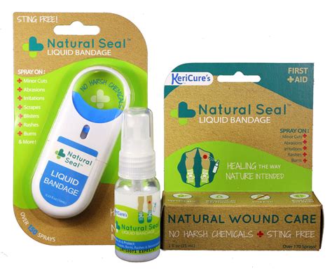 Natural Seal Liquid Bandage Combination 2 Pack Traditional 1oz Spray