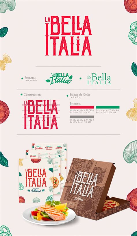 Branding - La Bella Italia on Behance | Branding design logo, Branding