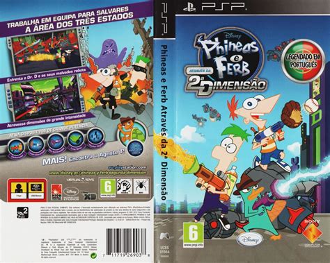 Phineas And Ferb Across The 2nd Dimension Cover Or Packaging Material