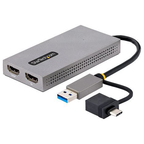 Usb To Dual Hdmi Adapter 4k30hz 1080p Usb Video Adapters