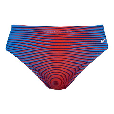 Nike Swimming Briefs Mens Red Blue