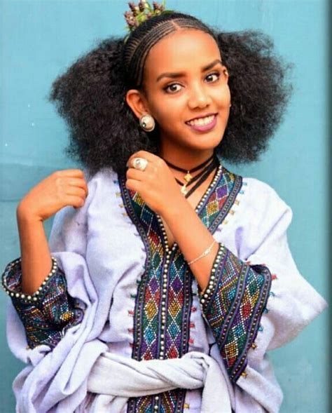 Wollo Amhara Traditional Dress Ethiopian People Amhara Traditional Hairstyle