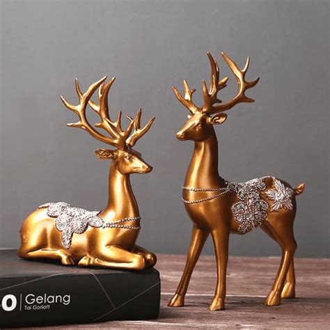 Deer Statue Home Decor Living Space Furniture And Decor