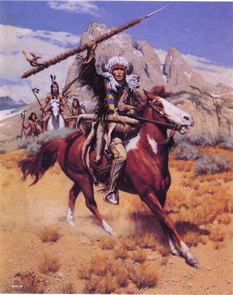 Native American Horses Native American Paintings Western Paintings