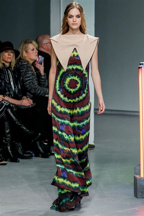 This Dress Shows Rhythm Through The Repeating Pattern Of Colours But