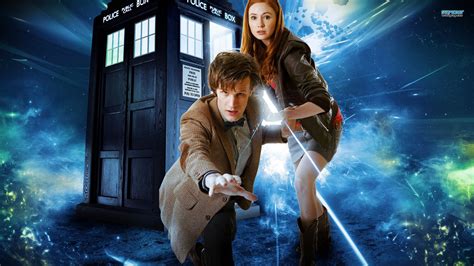 Download Karen Gillan Matt Smith Tardis Amy Pond The Doctor Tv Show
