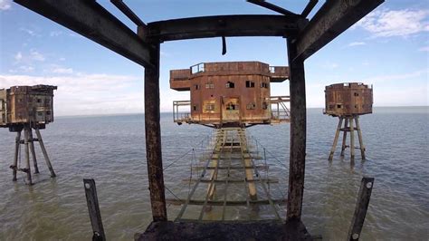 The Maunsell Sea Forts Armed Towers Built In The Thames And Mersey