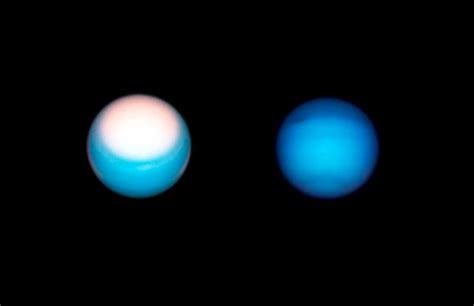 El Exceso De Niebla Marca Las Diferencias De Color Entre Urano Y Neptuno