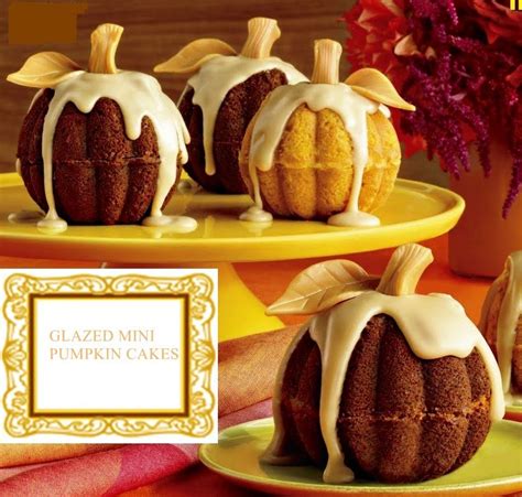 The smell of homemade gingerbread filling the house, good ol' grease the bundt pan with butter or line a loaf pan with parchment paper. mini pumpkins (use 6 cup mini bundt cake pan) | Holidays ...