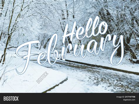 Hello February Inter Image And Photo Free Trial Bigstock