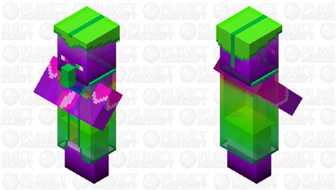 Rainbow Prism Villager Swamp Minecraft Mob Skin