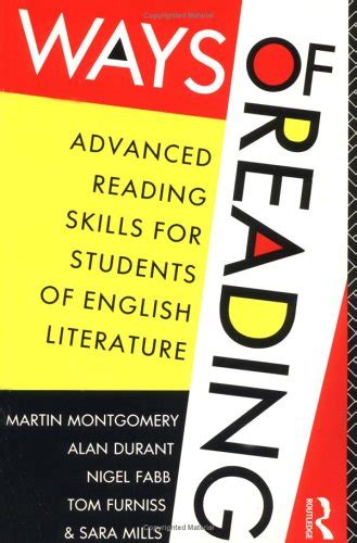 9780415053204 Ways Of Reading Advanced Reading Skills For Students Of