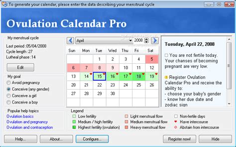 Menstrual periods are different from woman to woman and month to month. Download Ovulation Calendar Pro 1.2