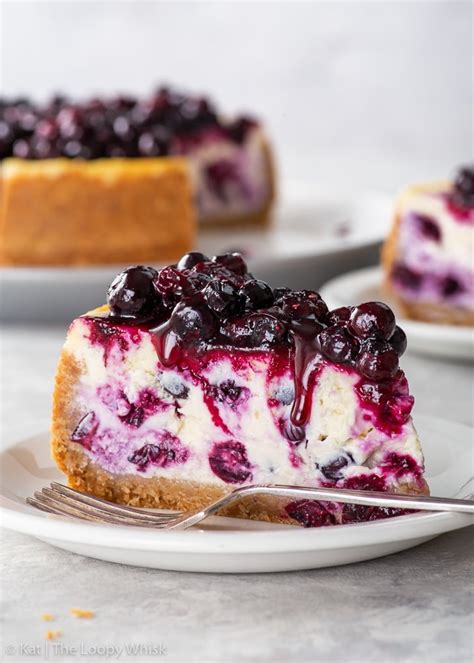 Easy Blueberry Cheesecake The Loopy Whisk