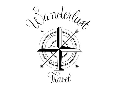 Wanderlust Travel Logo By Victoria Kakueva On Dribbble