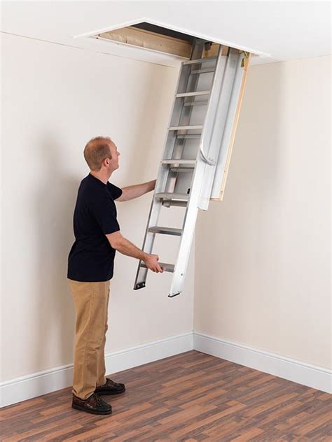 Sliding Stairs Loft Ladders Ideas Metal Attic Ladders In 2020 Stairs